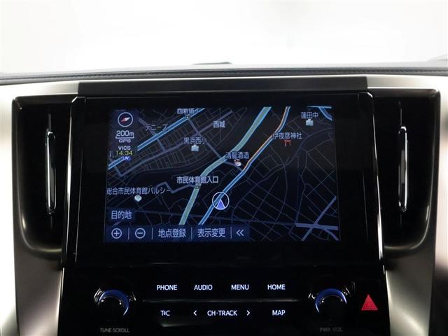 アルファード ２．５Ｓ　タイプゴールドＩＩＩ　ナビＴＶ　フルセグテレビ　ＴＳＳ　ＢＭ　クルコン　ＡＣ１００Ｖ電源　ＬＥＤヘッドライト　ＤＶＤ　ＥＴＣ　オートエアコン　ダブルエアコン　パワステ　キーレス　スマートキー　横滑り防止装置　ＡＢＳ（8枚目）