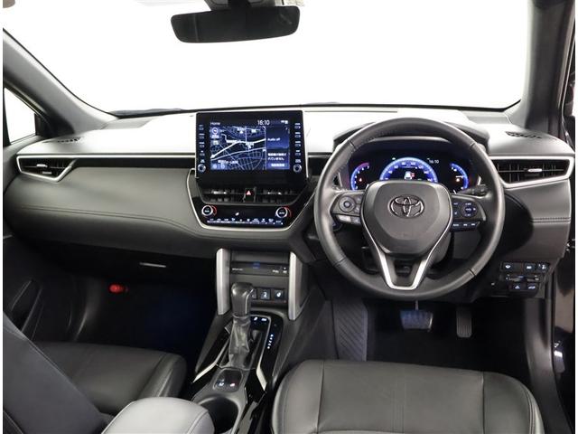 カローラクロス ハイブリッド　Ｚ　寒冷地仕様車　Ａクルコン　ＰＣＳ　Ｐシート　４ＷＤ車　横滑り防止装置　キーフリー　ＡＢＳ　ＬＥＤライト　ＥＴＣ車載器　盗難防止装置　ナビ　アルミホイール　スマートキー　ＤＶＤ　Ｂカメラ　エアバッグ（5枚目）