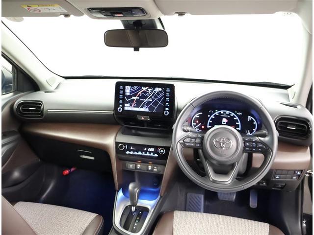 ヤリスクロス ハイブリッドZ インテリジェントキー アルミホイル LEDライト リアカメラ ナビ クルーズコントロール 整備記録簿 横滑り防止システム メモリーナビゲーション 電動シ-ト パワステ オートエアコン キーフリー(5枚目)