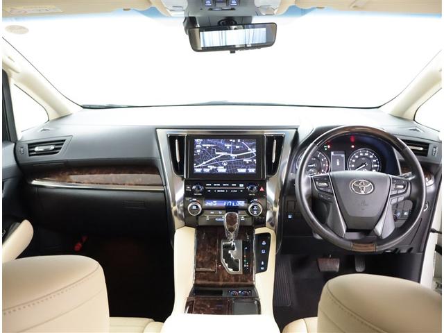 アルファード ２．５Ｇ　運転席パワーシート　定期点検記録簿　アルミホイール　リアオートエアコン　ＬＥＤヘッドライト　横滑り防止機能　ＡＢＳ　盗難防止装置　地デジ　ＤＶＤ　エアコン　ナビＴＶ　オートクルーズコントロール（5枚目）