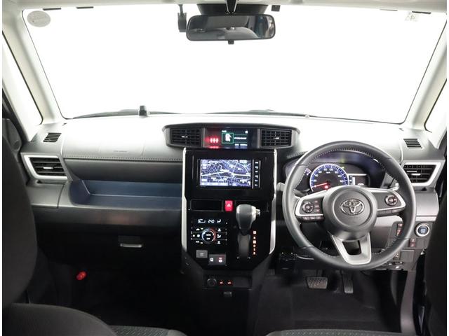 ルーミー カスタムG アイドリング 両側電動SD LEDヘット バックビューモニター 衝突回避ブレーキ フルフラット 地デジ スマートキー メモリナビ クルーズコントロール 点検記録簿 DVD ETC ドライブレコーダー(5枚目)