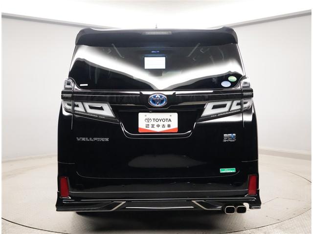 ヴェルファイアハイブリッド Z ゴールデンアイズ 衝突軽減 記録簿 Bカメラ オートエアコン ミュージックプレイヤー接続可 盗難防止システム ETC車載器 AC100V キーレス ナビTV 地デジ 横滑り防止 エアロ 3列シート DVD再生 4WD(2枚目)