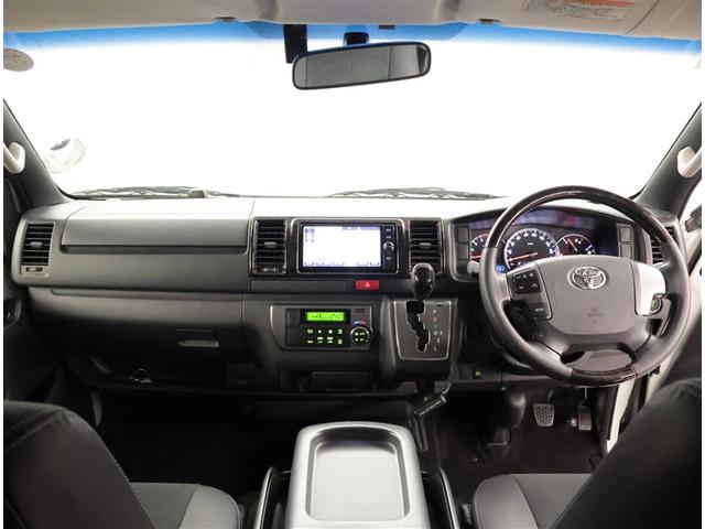 ハイエースバン スーパーGL ダークプライム ドライブレコーダー付 Wエアコン セキュリティー ナビTV DVD再生 AC メモリナビ LEDヘッドランプ パワステ 運転席エアバッグ ETC Bカメラ アルミ ABS キーレスキー フルセグ視聴可(5枚目)