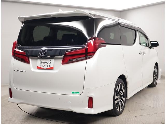 アルファード ２．５Ｓ　Ｃパッケージ　両電動ドア　Ｂモニタ　地デジ　定期点検記録簿　パノラマルーフ　リアオートエアコン　ＴＶ　横滑り防止　クルコン　ＡＣ１００Ｖ電源　セキュリティ　ＥＴＣ車載器　ＬＥＤヘッドライト　スマートキー　エアコン（3枚目）