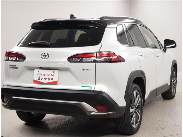 カローラクロス ハイブリッド Z 電動シート 衝突軽減ブレ メモリーナビ AC100V LEDライト オートクルーズコントロール ミュージックプレイヤー接続可 キーレス アルミホイール フルセグTV ドラレコ 4WD 寒冷地仕様(3枚目)