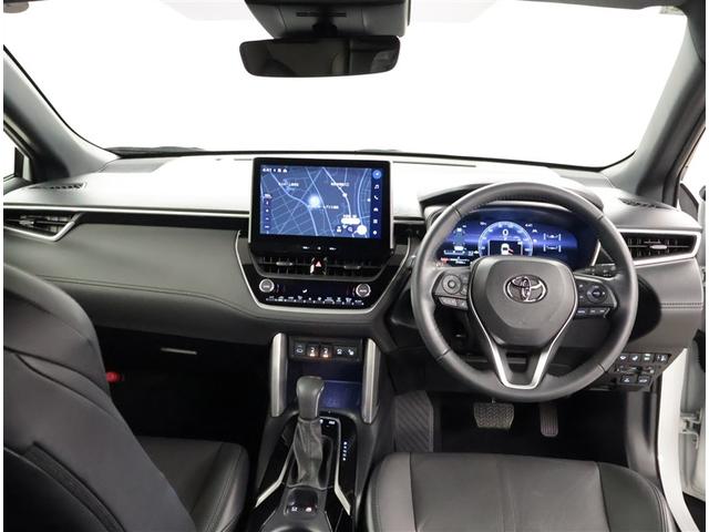 カローラクロス ハイブリッド Z 電動シート 衝突軽減ブレ メモリーナビ AC100V LEDライト オートクルーズコントロール ミュージックプレイヤー接続可 キーレス アルミホイール フルセグTV ドラレコ 4WD 寒冷地仕様(5枚目)