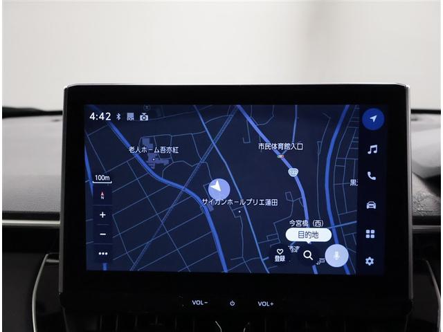 カローラクロス ハイブリッド Z 電動シート 衝突軽減ブレ メモリーナビ AC100V LEDライト オートクルーズコントロール ミュージックプレイヤー接続可 キーレス アルミホイール フルセグTV ドラレコ 4WD 寒冷地仕様(8枚目)