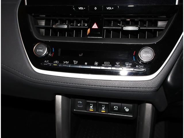 カローラクロス ハイブリッド Z 電動シート 衝突軽減ブレ メモリーナビ AC100V LEDライト オートクルーズコントロール ミュージックプレイヤー接続可 キーレス アルミホイール フルセグTV ドラレコ 4WD 寒冷地仕様(12枚目)