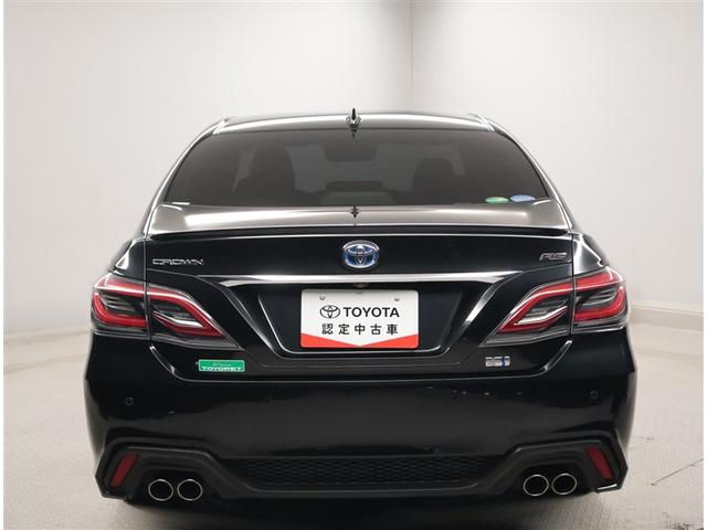 クラウンハイブリッド RS LEDヘッドライト クルコン スマートエントリー セキュリティーアラーム Bカメラ カーテンエアバッグ 定期点検記録簿 横滑り防止 ETC TVナビ アルミ AUX メモリーナビ ABS PW AAC(2枚目)
