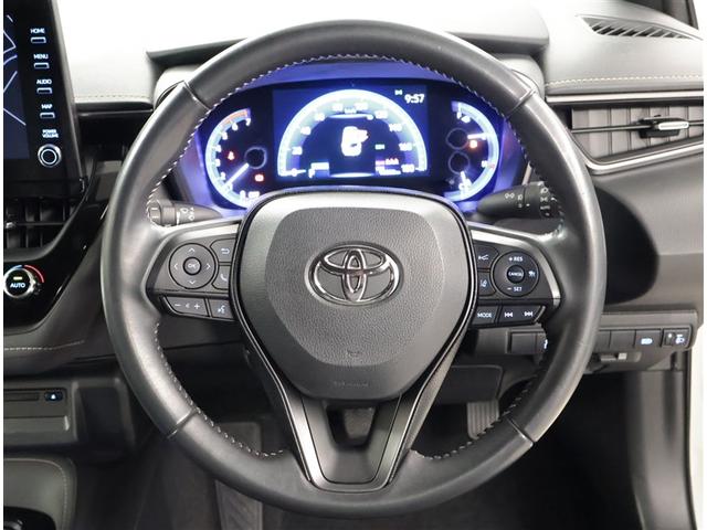 カローラツーリング ハイブリッド ダブルバイビー 追突軽減ブレーキ バックモニタ 地デジフルセグ DVD 横滑防止 ナビTV スマキー LEDライト デュアルエアバッグ エアコン オートクルーズ サイドエアバッグ ETC付 PS キーフリー ABS(6枚目)