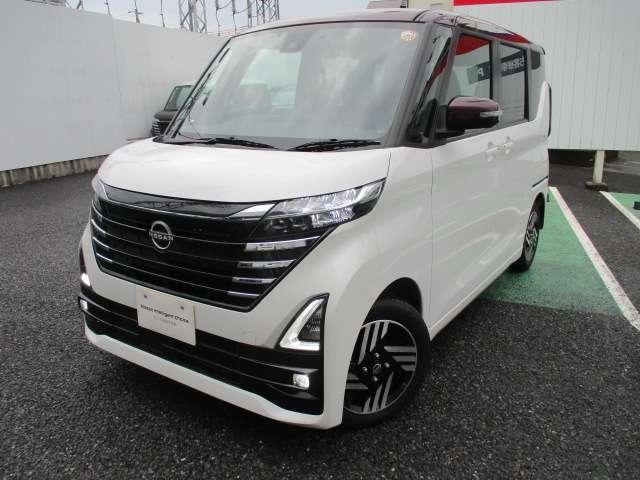 ルークス ハイウェイスター　Ｘ　当社社用車　後期型　メモリーナビ（ＭＭ２２３Ｄ－Ｌ）　ＥＴＣ２．０　ナビ連動前後ドライブレコーダ　アラウンドビューモニター　車線逸脱警報装置　エマージェンシーブレーキ　ＳＯＳコール　純正アルミホイール（2枚目）