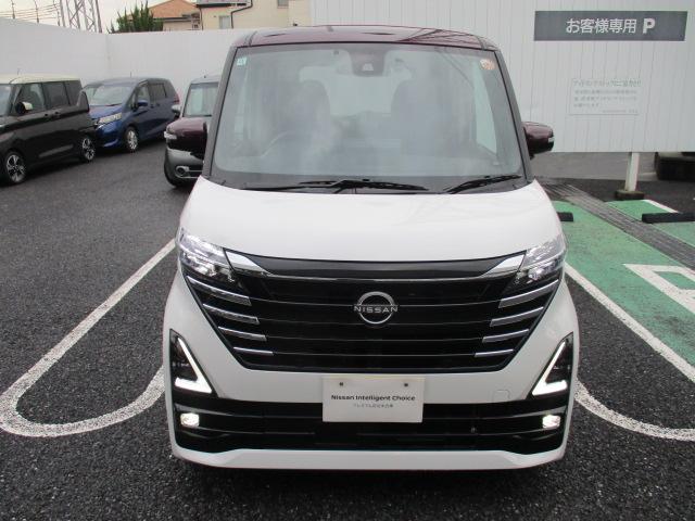 ルークス ハイウェイスター　Ｘ　当社社用車　後期型　メモリーナビ（ＭＭ２２３Ｄ－Ｌ）　ＥＴＣ２．０　ナビ連動前後ドライブレコーダ　アラウンドビューモニター　車線逸脱警報装置　エマージェンシーブレーキ　ＳＯＳコール　純正アルミホイール（43枚目）