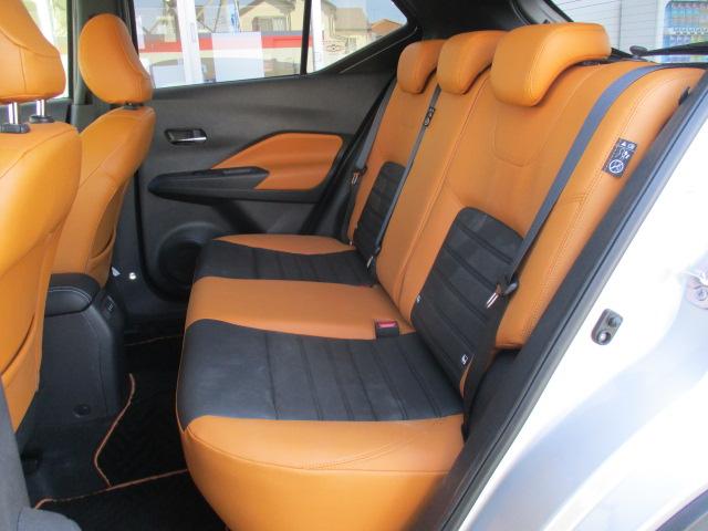 キックス Ｘ　ツートーンインテリアエディション　禁煙車　プロパイロット　メモリーナビ（ＭＭ３２０Ｄ－Ｌ）　エマージェンシーブレーキ　前後ドライブレコーダー　アラウンドビューモニター　車線逸脱警報装置　シートヒーター　純正アルミホイール　ワンオーナー（24枚目）