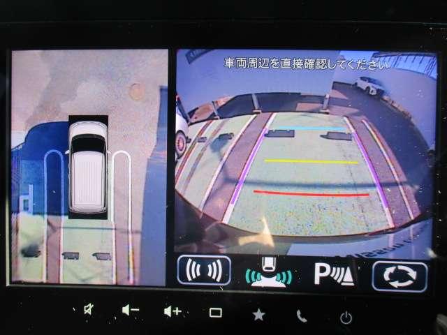 ソリオバンディット ハイブリッドMV 禁煙車 誤発進抑制機能 全方位カメラ ドライブレコーダー 純正メモリーナビ デュアルカメラブレーキサポート 後席モニター 両側電動スライド ETC2.0 シートヒータ 社外アルミホイール ワンオーナー(10枚目)