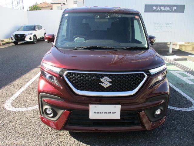 ソリオバンディット ハイブリッドMV 禁煙車 誤発進抑制機能 全方位カメラ ドライブレコーダー 純正メモリーナビ デュアルカメラブレーキサポート 後席モニター 両側電動スライド ETC2.0 シートヒータ 社外アルミホイール ワンオーナー(47枚目)