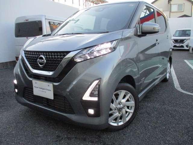 デイズ ハイウェイスター　Ｘ　禁煙車　踏み間違防止　エマージェンシーブレーキ　７インチメモリーナビ（ＭＪ１２１Ｄ－Ｗ）　バックカメラ　ＳＯＳコール　ナビ連動ドライブレコーダー　アイドリングストップ　純正アルミホイール　ワンオーナー（2枚目）