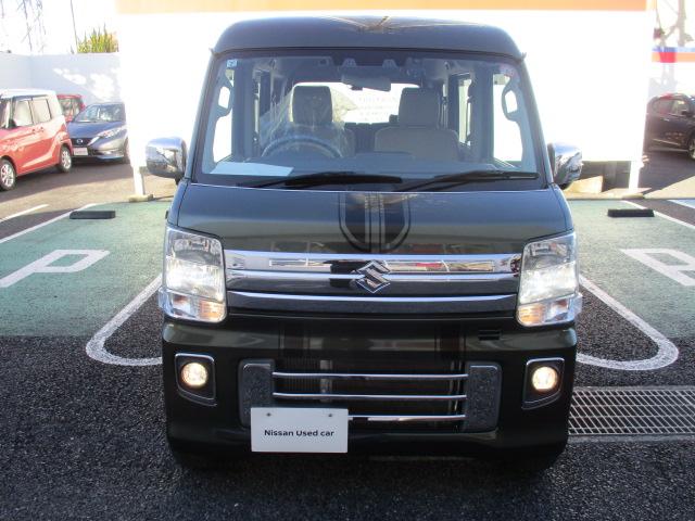 エブリイワゴン ＰＺターボスペシャル　衝突被害軽減ブレーキ　バックカメラ　７インチ純正メモリーナビ（ＣＮ－ＲＺ７４３Ｗ）　両側電動スライドドア　前後ドライブレコーダー　ＥＴＣ２．０　誤発進抑制機能　キセノンヘッドライト　社外アルミホイール（45枚目）