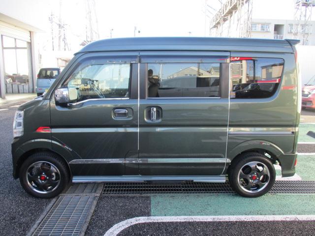 エブリイワゴン ＰＺターボスペシャル　衝突被害軽減ブレーキ　バックカメラ　７インチ純正メモリーナビ（ＣＮ－ＲＺ７４３Ｗ）　両側電動スライドドア　前後ドライブレコーダー　ＥＴＣ２．０　誤発進抑制機能　キセノンヘッドライト　社外アルミホイール（47枚目）