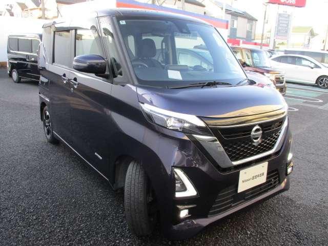 ルークス ハイウェイスター　Ｘ　プロパイロットエディション　助手席スライドアップ　福祉車両　禁煙車　エマージェンシーブレーキ　踏み間違い防止装置　９インチメモリーナビ（ＭＭ３１９Ｄ－Ｌ）　胸部固定ベルト　車いす固定用ゴムネット　純正アルミホイール　ワンオーナー（4枚目）