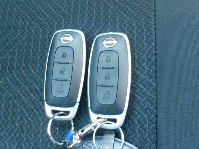 便利なインテリジェントキー付です。両手がふさがっていても楽々ドアのロック解除ができます！