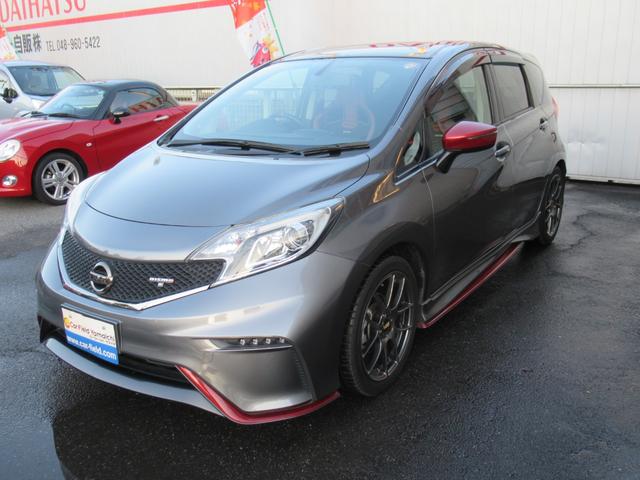 ノート ニスモ　Ｓ　純正ナビ　ＴＶ　ニスモ専用レカロシート　ニスモマフラー　ＢＢＳ１７インチＡＷ　ニスモ専用エアロ　２６０ｋｍメーター　プッシュスタート　スマートキー　ＬＥＤヘッドライト　オートライト　バックフォグ（6枚目）