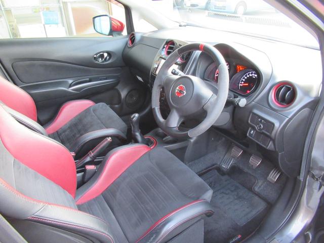 ノート ニスモ　Ｓ　純正ナビ　ＴＶ　ニスモ専用レカロシート　ニスモマフラー　ＢＢＳ１７インチＡＷ　ニスモ専用エアロ　２６０ｋｍメーター　プッシュスタート　スマートキー　ＬＥＤヘッドライト　オートライト　バックフォグ（33枚目）