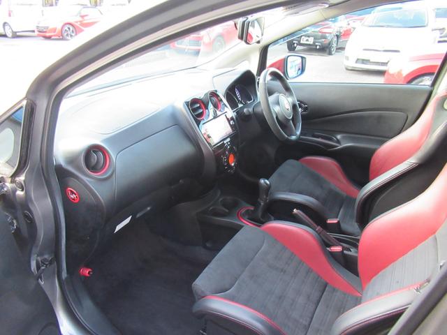 ノート ニスモ　Ｓ　純正ナビ　ＴＶ　ニスモ専用レカロシート　ニスモマフラー　ＢＢＳ１７インチＡＷ　ニスモ専用エアロ　２６０ｋｍメーター　プッシュスタート　スマートキー　ＬＥＤヘッドライト　オートライト　バックフォグ（41枚目）