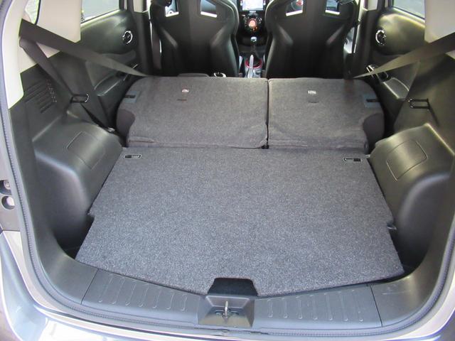 ノート ニスモ　Ｓ　純正ナビ　ＴＶ　ニスモ専用レカロシート　ニスモマフラー　ＢＢＳ１７インチＡＷ　ニスモ専用エアロ　２６０ｋｍメーター　プッシュスタート　スマートキー　ＬＥＤヘッドライト　オートライト　バックフォグ（45枚目）