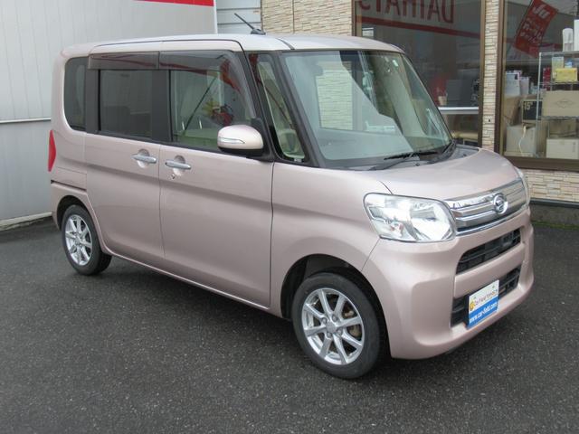 タント Ｇ　ＳＡ　社外ナビ　フルセグＴＶ　Ｂカメラ　前後ドラレコ　両側パワースライドドア　プッシュスタート　スマートキー　衝突被害軽減ブレーキ　エコアイドル　セキュリティアラーム　純正１４インチＡＷ（4枚目）