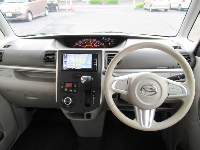 タント Ｇ　ＳＡ　社外ナビ　フルセグＴＶ　Ｂカメラ　前後ドラレコ　両側パワースライドドア　プッシュスタート　スマートキー　衝突被害軽減ブレーキ　エコアイドル　セキュリティアラーム　純正１４インチＡＷ（10枚目）