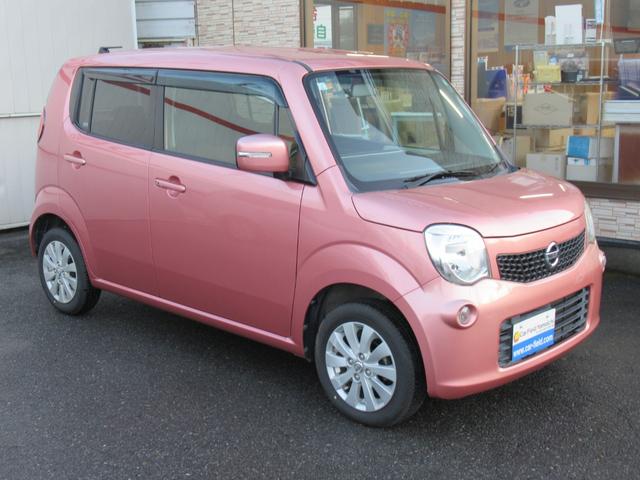 モコ Ｘ　社外ＳＤナビ　フルセグＴＶ　プッシュスタート　インテリキー　アイドリングストップ　純正１４インチＡＷ　サイドバイザー　プライバシーガラス　セキュリティアラーム（4枚目）