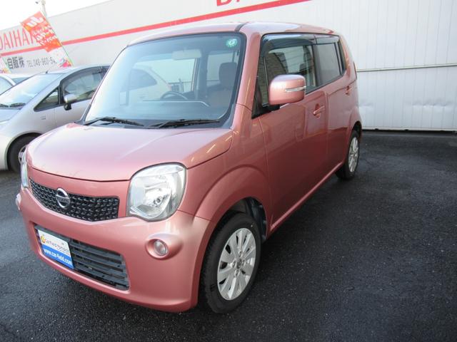 モコ Ｘ　社外ＳＤナビ　フルセグＴＶ　プッシュスタート　インテリキー　アイドリングストップ　純正１４インチＡＷ　サイドバイザー　プライバシーガラス　セキュリティアラーム（6枚目）