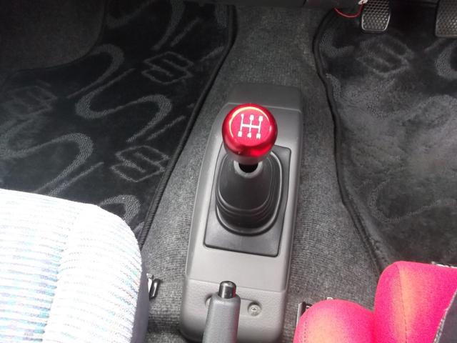 アルト エポＰ２　Ｇスピード１４インチＡＷテイン車高調フロントリップサイドステップストレートマフラーワーク用リアスポイラー（10枚目）