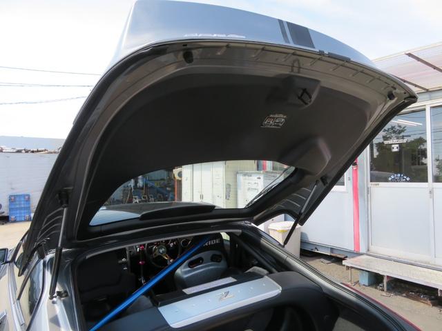 バージョンS 純正6速RUSH車高調ニスモLSDニスモリセッティングECU東名エキマニパワークラフト可変マフラーHKSキャタライザークスコ5点式ロールバーEDオーバーフェンダ-公認オグラクラッチフルオーディオ(34枚目)