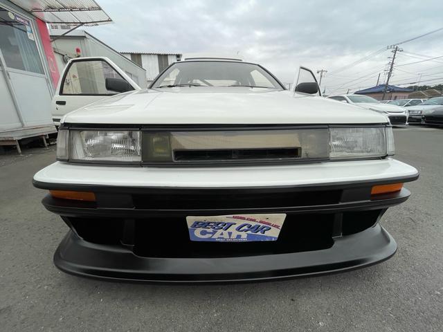 カローラレビン ＧＴ　ＡＰＥＸ　公認左ハンドル　３ドアハッチバック　エアコンパワステ付　２名乗車　エンジンフルオーバーホール済　ワイドフェンダー　ロールケージ　社外ハンドル　ワタナベ深リム１５インチ　ブリッドバケットシート　ＥＴＣ付（9枚目）