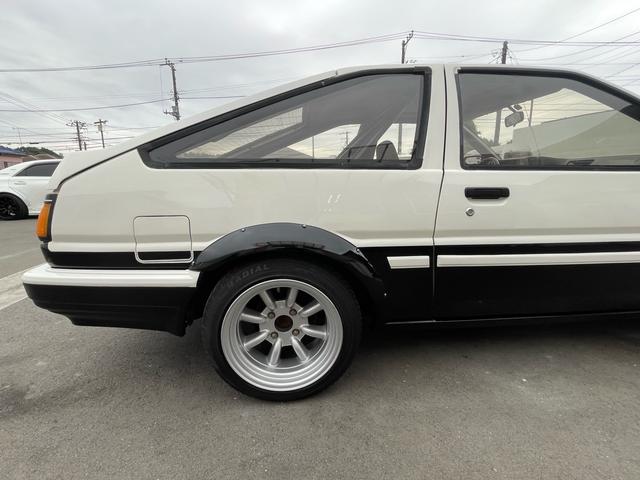 カローラレビン ＧＴ　ＡＰＥＸ　公認左ハンドル　３ドアハッチバック　エアコンパワステ付　２名乗車　エンジンフルオーバーホール済　ワイドフェンダー　ロールケージ　社外ハンドル　ワタナベ深リム１５インチ　ブリッドバケットシート　ＥＴＣ付（14枚目）