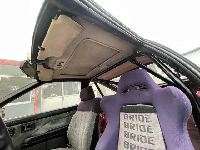 カローラレビン ＧＴ　ＡＰＥＸ　公認左ハンドル　３ドアハッチバック　エアコンパワステ付　２名乗車　エンジンフルオーバーホール済　ワイドフェンダー　ロールケージ　社外ハンドル　ワタナベ深リム１５インチ　ブリッドバケットシート　ＥＴＣ付（31枚目）