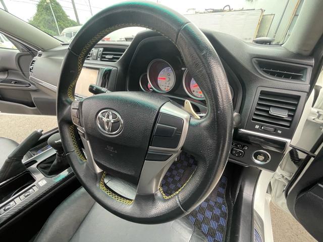 マークＸ ３５０Ｓ　公認６速　３５０Ｓ　Ｇ‘ｓ仕様ＳＡＲＤ６速キット　サンルーフ付　ＨＫＳ車高調　アルパイン８インチナビＴＶ　ステアリング連動　バックカメラ　１８インチアルミ　前後タワーバー　スマートキー×２（34枚目）