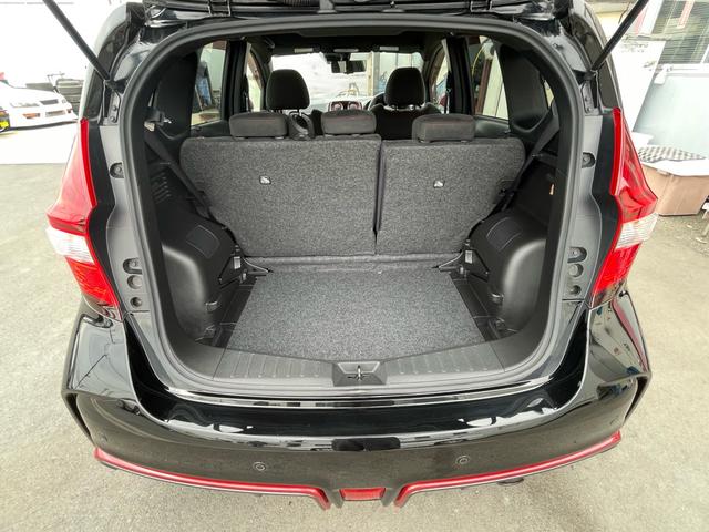 ノート ｅ－パワーニスモ　Ｓ　ワンオーナー　アルパイン９インチナビＴＶ　アラウンドビューモニター　ＥＴＣ２．０　インテリジェントルームミラー　ブリッツ車高調　盗難防止装置　前後ドラレコ　センターアームレスト　専用コンピューター（68枚目）