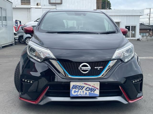 ノート ｅ－パワーニスモ　Ｓ　ワンオーナー　アルパイン９インチナビＴＶ　アラウンドビューモニター　ＥＴＣ２．０　インテリジェントルームミラー　ブリッツ車高調　盗難防止装置　前後ドラレコ　センターアームレスト　専用コンピューター（80枚目）