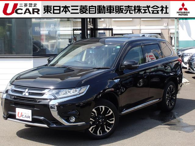 三菱 アウトランダーｐｈｅｖ ｇｇ系 ｇセーフティパッケージ ２０００ｃｃ プラグインハイブリッド 駆動用バッテリー８１ 誤発進抑制 パーキングセンサー ａｃ１００ｖ電源 １５００ｗ ケンウッド製メモリーナビ マルチカメラ内蔵ルームミラー 電動パーキング ワン