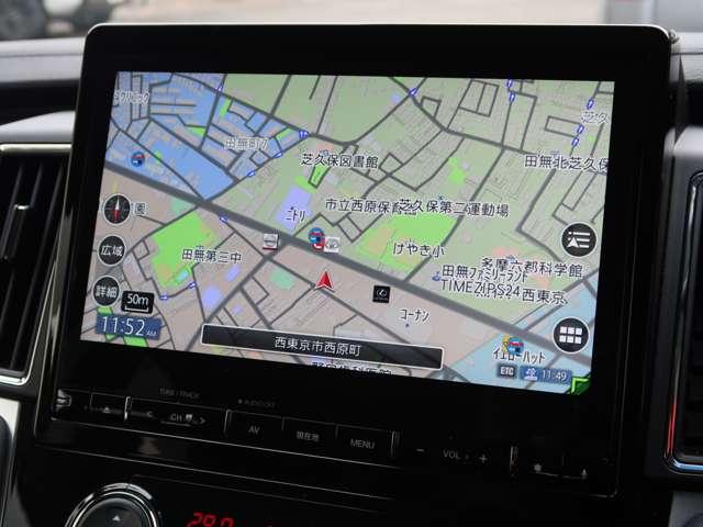 １０．１インチの純正メモリーナビゲーション