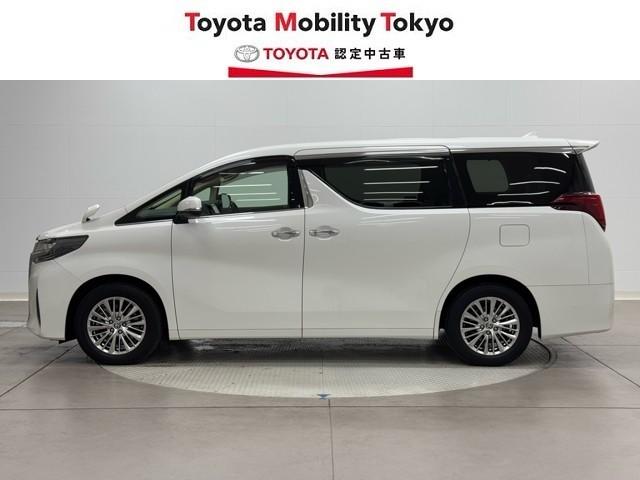 アルファード ３．５ＧＦ　衝突軽減　バックモニター　ナビ＆ＴＶ　クルコン　ＬＥＤヘッドランプ　地デジ　キーレス　アイドリングストップ　ＤＶＤ　３列シート　ＡＢＳ　アルミホイール　オートエアコン　パワーシート　エアバッグ　ＥＴＣ（3枚目）