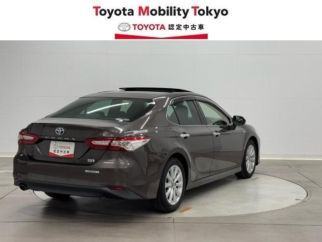 カムリ Ｇ　サンルーフ　ＥＳＣ　リヤカメラ　パワーウィンドウ　Ｉストップ　１オーナー車　オ－トエアコン　パワステ　地デジ　運転席Ｐシート　エアバッグ　ＬＥＤヘットライト　ＡＢＳ　スマートキープッシュスタート（2枚目）