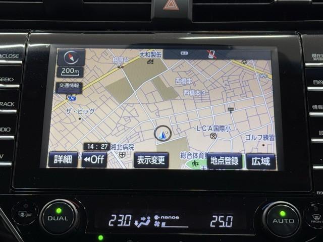 カムリ Ｇ　サンルーフ　ＥＳＣ　リヤカメラ　パワーウィンドウ　Ｉストップ　１オーナー車　オ－トエアコン　パワステ　地デジ　運転席Ｐシート　エアバッグ　ＬＥＤヘットライト　ＡＢＳ　スマートキープッシュスタート（5枚目）