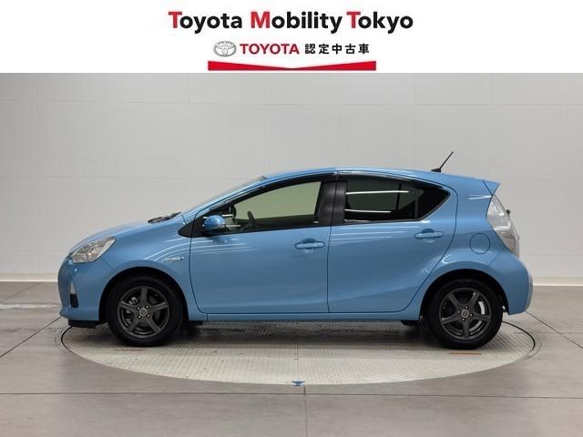 アクア S スマートキープッシュスタート キーレスエントリ イモビ ナビ&TV オートエアコン デュアルエアバック ESC Bカメラ パワーウィンドウ AUX端子 ETC アルミホイール SRS ワンセグTV(3枚目)