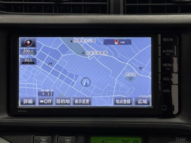 アクア S スマートキープッシュスタート キーレスエントリ イモビ ナビ&TV オートエアコン デュアルエアバック ESC Bカメラ パワーウィンドウ AUX端子 ETC アルミホイール SRS ワンセグTV(5枚目)