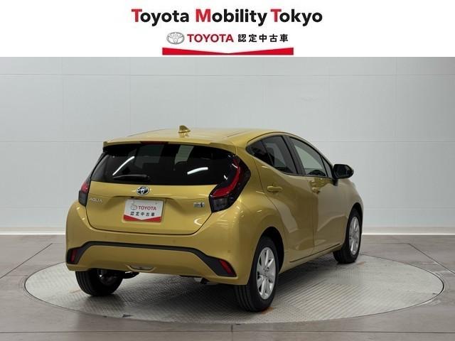 アクア Z LEDヘッドライト スマートキー 100V電源 イモビライザー アルミホイール ドライブレコーダー オートクルーズコントロール 点検記録簿 フルセグTV エアコン ESC ナビ&TV ETC キーレス(2枚目)