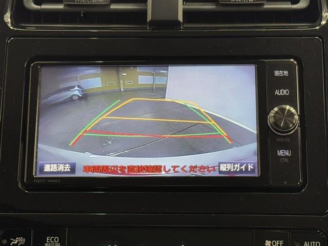 プリウス Ｓセーフティプラス　衝突回避システム　Ｂモニター　ドラレコ付き　定期点検記録簿　ＬＥＤライト　クルコン　ＥＴＣ装備　スマートＫＥＹ　ナビＴＶ　イモビライザー　横滑り防止機能　ＰＷ　カーテンエアバッグ　キーレスエントリー（6枚目）