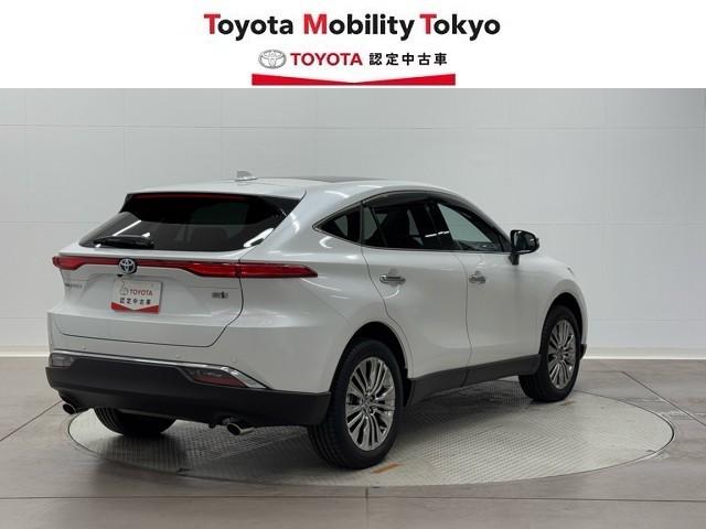 ハリアーハイブリッド Ｚ　レザーパッケージ　ナビＴＶ　ＡＣ１００Ｖ電源　ＬＥＤライト　本革　エアコン　横滑り防止　ドラレコ付　クルーズコントロール　Ｐシート　ガラスルーフ　メディアプレイヤー接続　キーレスエントリー　フルセグテレビ　アルミ（2枚目）